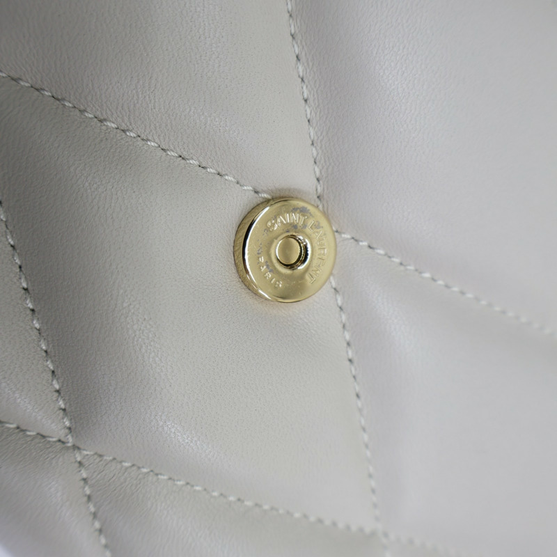 灰白色 菱格紋 羊皮 LE 57 肩背包【SAINT LAURENT YSL 聖羅蘭 】 698567-11