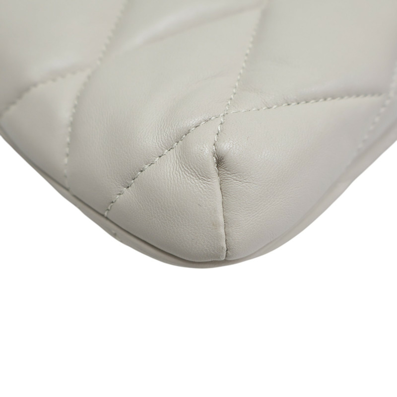 灰白色 菱格紋 羊皮 LE 57 肩背包【SAINT LAURENT YSL 聖羅蘭 】 698567-16