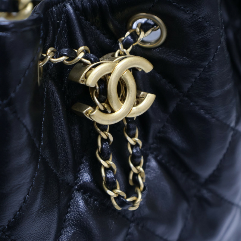 黑色 菱格紋 牛皮 25 小型包 肩背包【CHANEL 香奈兒】 AS5293-8