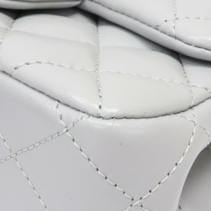 灰色 菱格紋 羊皮 Mini Pearl Crush 金球 鍊帶 肩背包【CHANEL 香奈兒】 AS1786-12