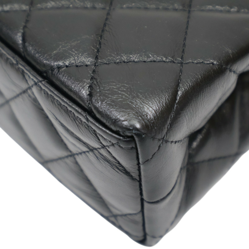 黑色 菱格紋 牛皮 Kelly Mini 鏈帶 肩背包【CHANEL 香奈兒】 AS4416-15