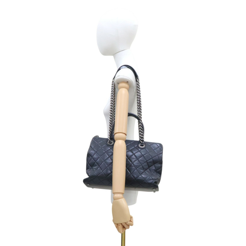 黑色 菱格紋 牛皮 31 Rue Cambon 兩用包 無卡【CHANEL 香奈兒】-13