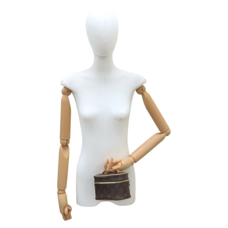 棕色 原花帆布 Nice Nano 手提包【LOUIS VUITTON LV 路易威登】 M44936-8