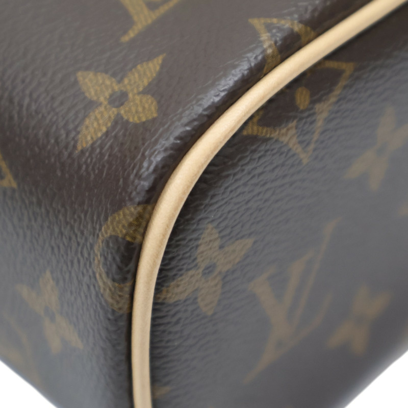 棕色 原花帆布 Nice Nano 手提包【LOUIS VUITTON LV 路易威登】 M44936-10