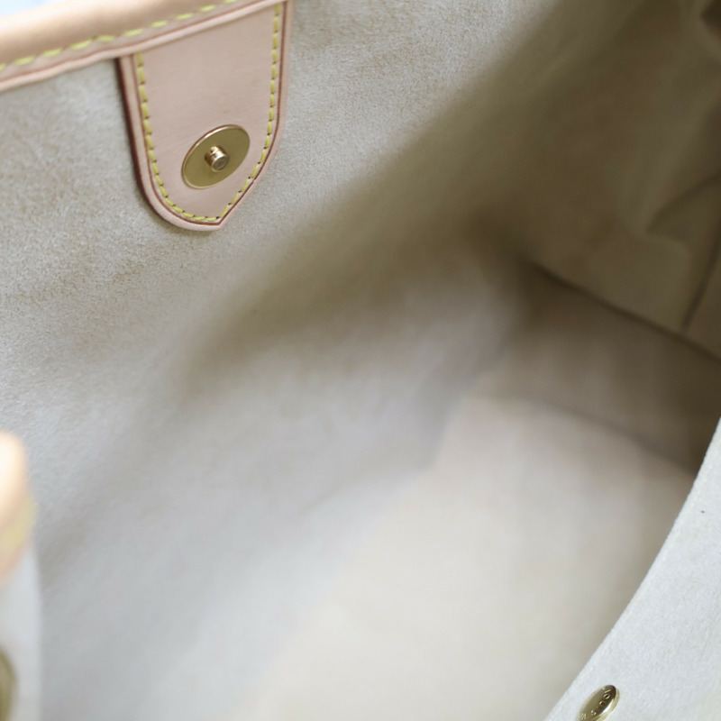 棕色 原花帆布 Galliera PM 南瓜包 肩背包【LOUIS VUITTON LV 路易威登】 M56382-5