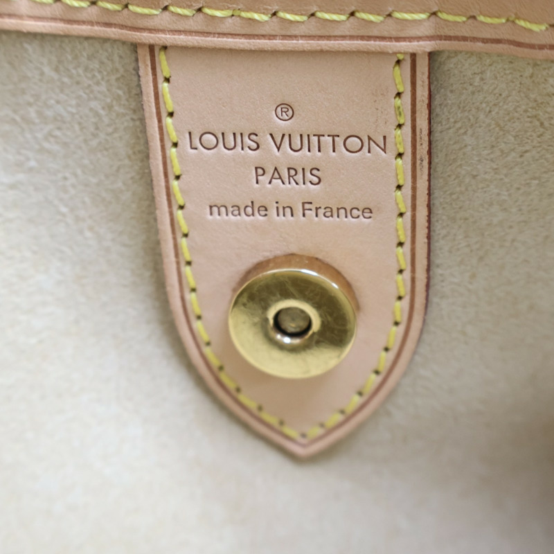 棕色 原花帆布 Galliera PM 南瓜包 肩背包【LOUIS VUITTON LV 路易威登】 M56382-8