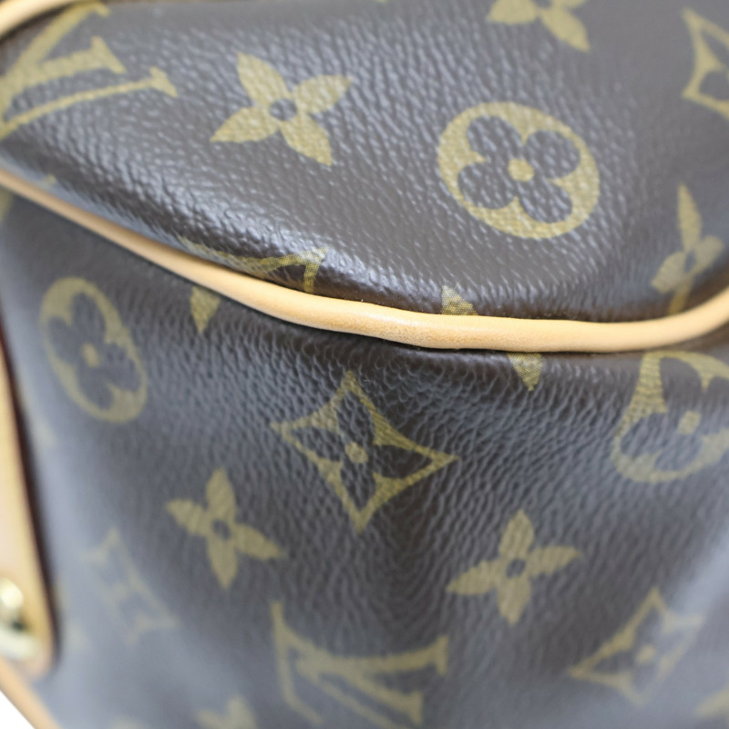 棕色 原花帆布 Galliera PM 南瓜包 肩背包【LOUIS VUITTON LV 路易威登】 M56382-12