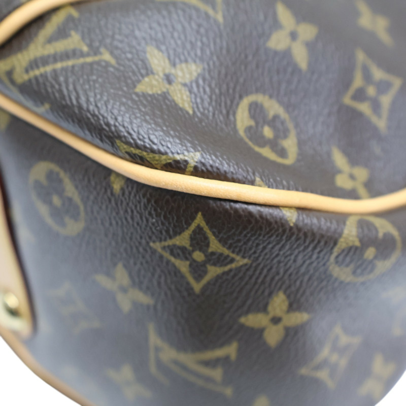 棕色 原花帆布 Galliera PM 南瓜包 肩背包【LOUIS VUITTON LV 路易威登】 M56382-14