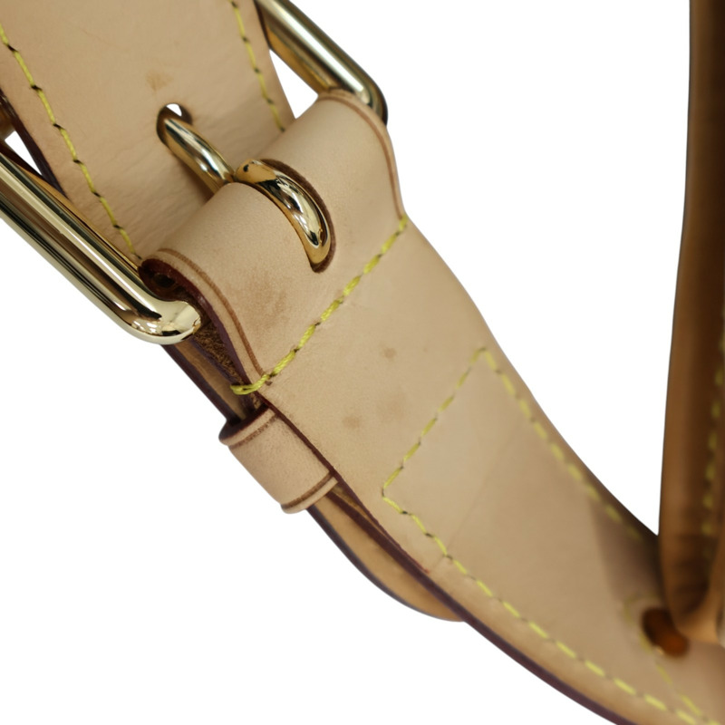 棕色 原花帆布 Galliera PM 南瓜包 肩背包【LOUIS VUITTON LV 路易威登】 M56382-16