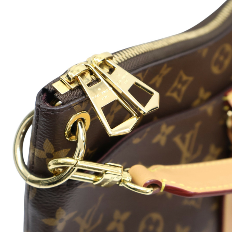 棕色 原花帆布 Odeon MM 肩背包【LOUIS VUITTON LV 路易威登】 M45355-10