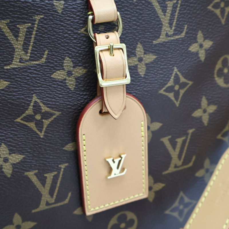 棕色 原花帆布 Odeon MM 肩背包【LOUIS VUITTON LV 路易威登】 M45355-11