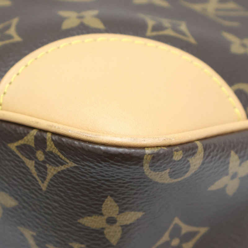棕色 原花帆布 Odeon MM 肩背包【LOUIS VUITTON LV 路易威登】 M45355-13