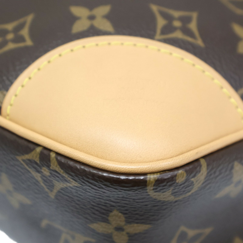 棕色 原花帆布 Odeon MM 肩背包【LOUIS VUITTON LV 路易威登】 M45355-15