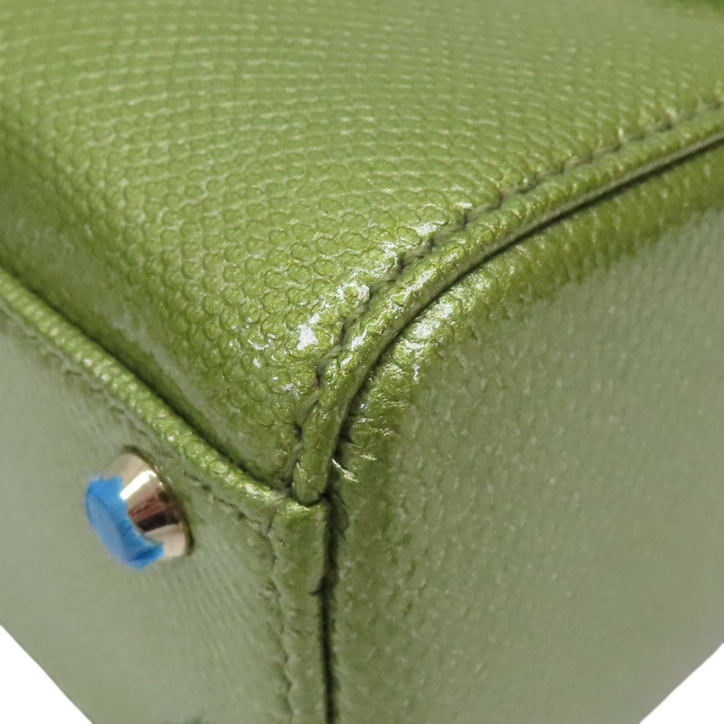 綠色 蜥蜴皮 Lady Dior Mini 兩用包 金扣【Dior 迪奧】 M050OKAR-52HU-12