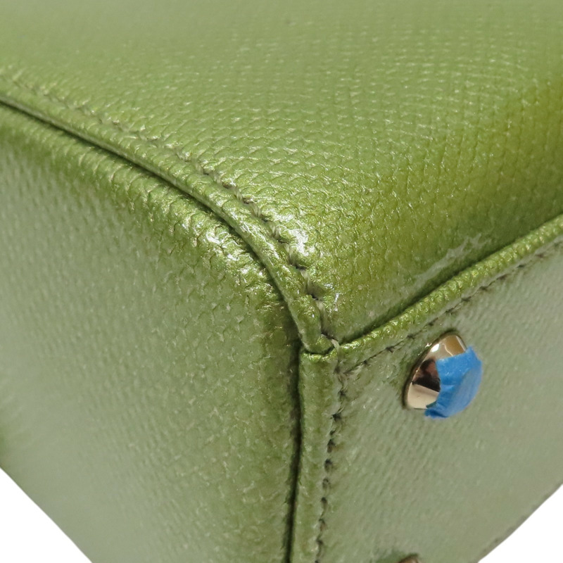 綠色 蜥蜴皮 Lady Dior Mini 兩用包 金扣【Dior 迪奧】 M050OKAR-52HU-13