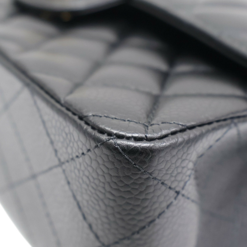 黑色 荔枝紋 牛皮 COCO 23 鍊帶 肩背包【CHANEL 香奈兒】 A01113-12