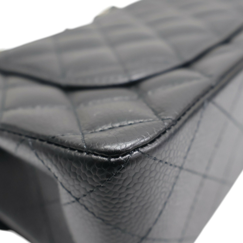 黑色 荔枝紋 牛皮 COCO 23 鍊帶 肩背包【CHANEL 香奈兒】 A01113-13