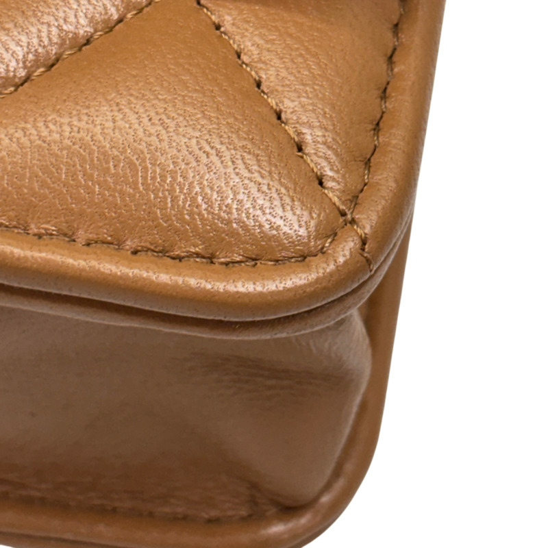 棕色 菱格紋 羊皮 19 WOC 兩用包【CHANEL 香奈兒】 AP0957-9