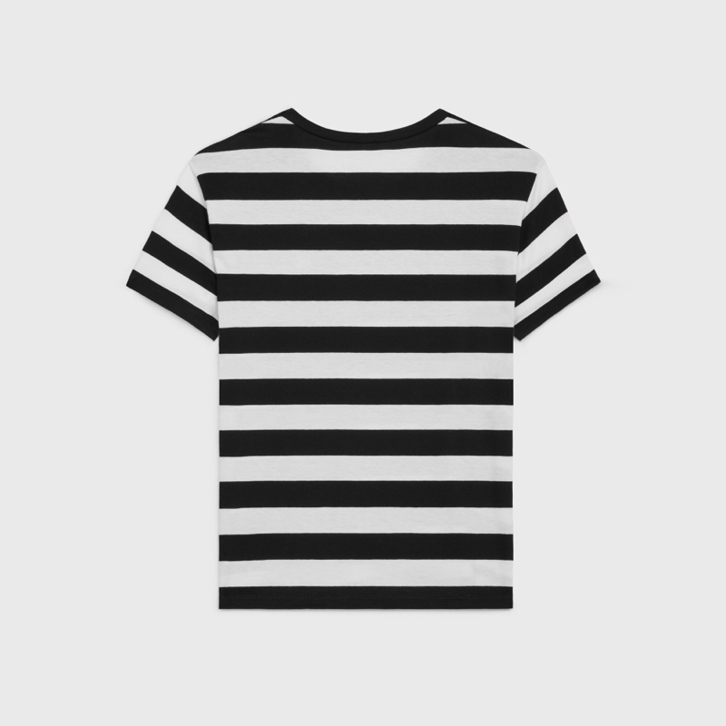 Celine 男士 TRIOMPHE 棉質針織寬松T恤S M L XL碼-1