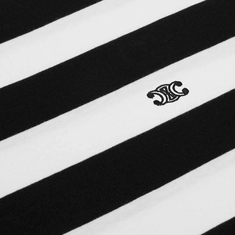 Celine 男士 TRIOMPHE 棉質針織寬松T恤S M L XL碼-3