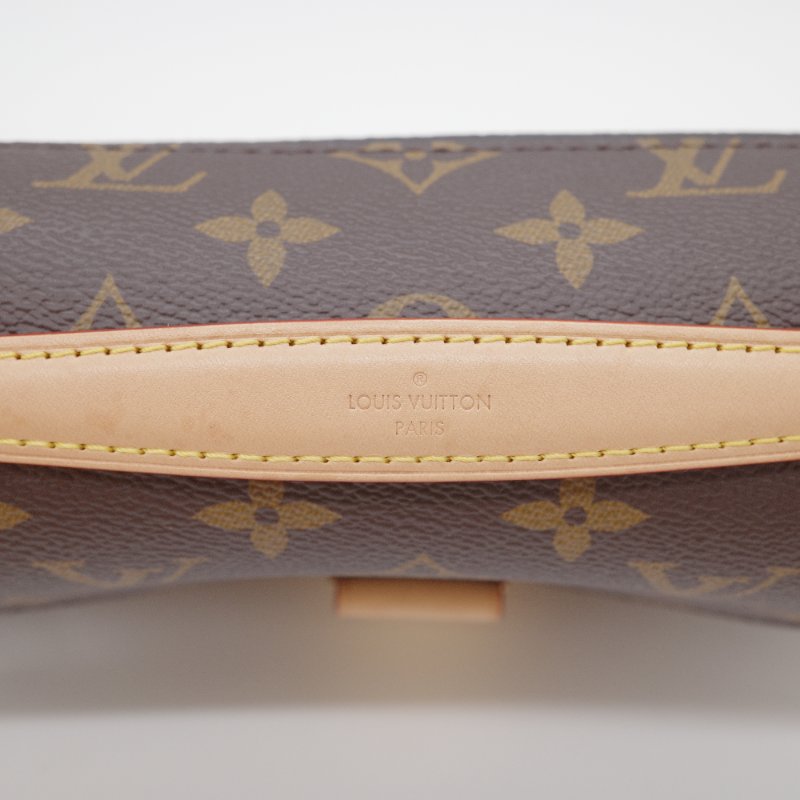 Louis Vuitton 路易威登 Pochette Métis East West 經典 老花 牛皮帆布 斜背包-9