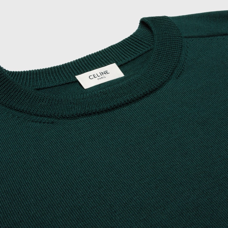 Celine 男士 圓領羊毛毛衣M-3