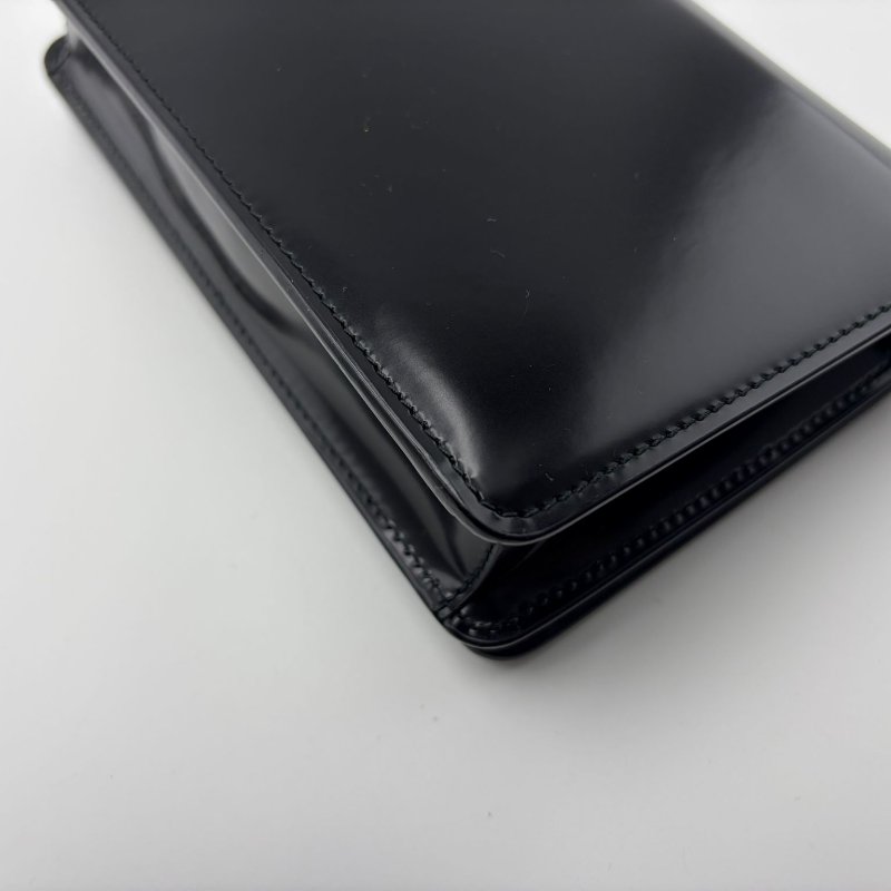 普拉達 亮面皮革鍊條包-12