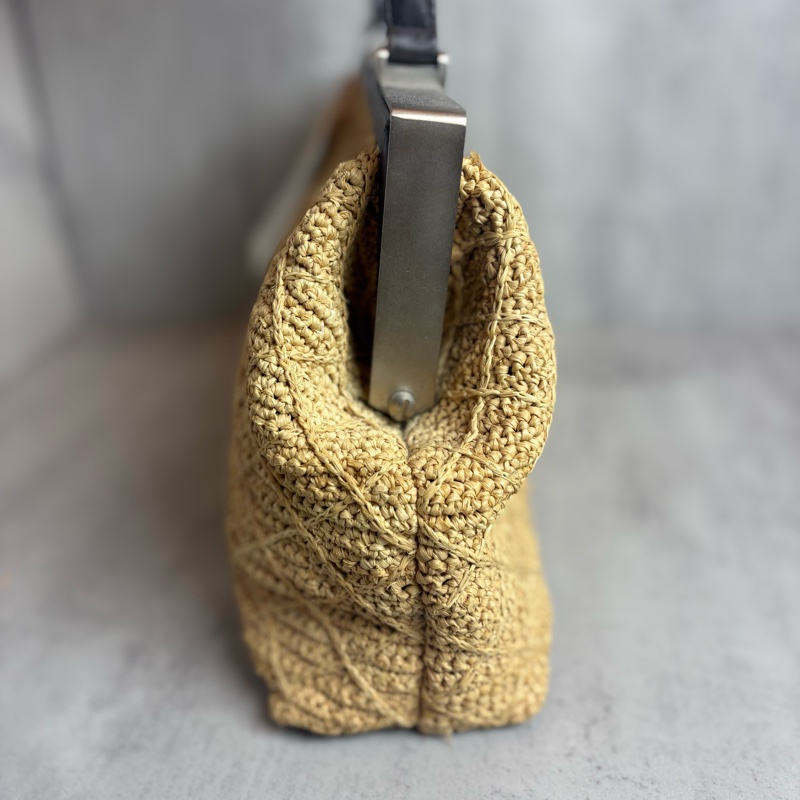 chanel老香 藤編 手提包-4