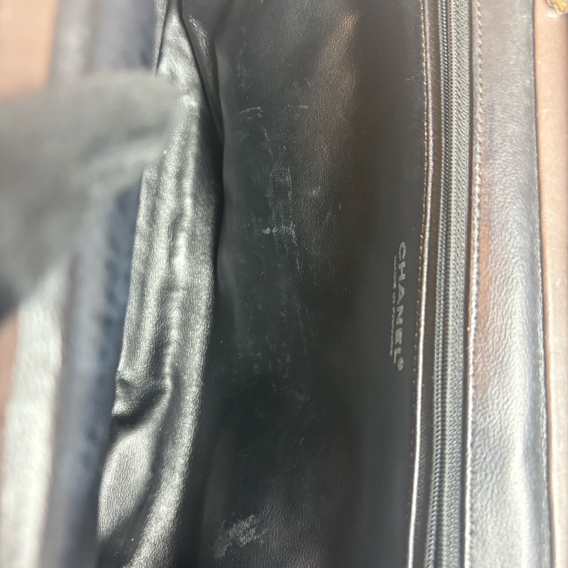 chanel老香 藤編 手提包-9