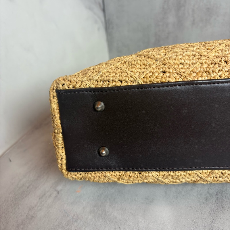 chanel老香 藤編 手提包-15