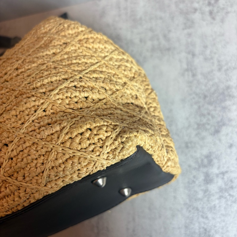 chanel老香 藤編 手提包-17