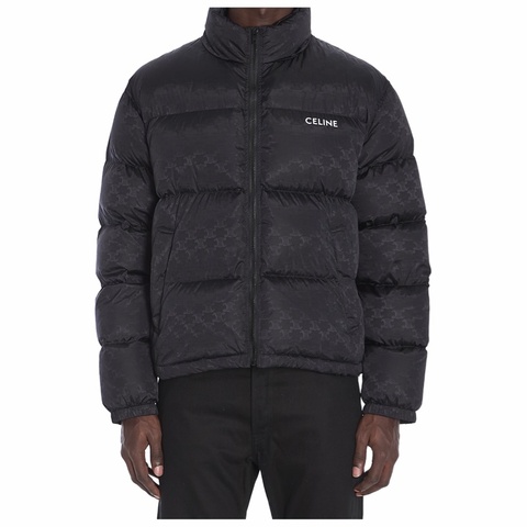Celine 男士 尼龍凱旋提花羽絨服FR-44 FR-46 FR-48 FR-50 FR-52碼