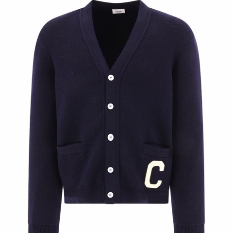 Celine 男士 長袖V領針織開衫S M碼