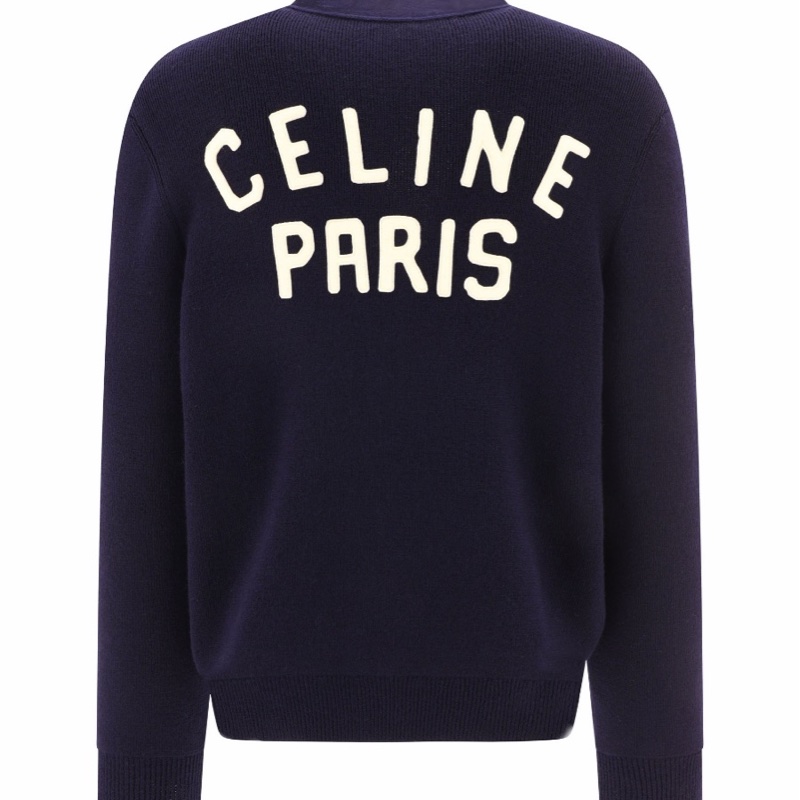 Celine 男士 長袖V領針織開衫S M碼-3