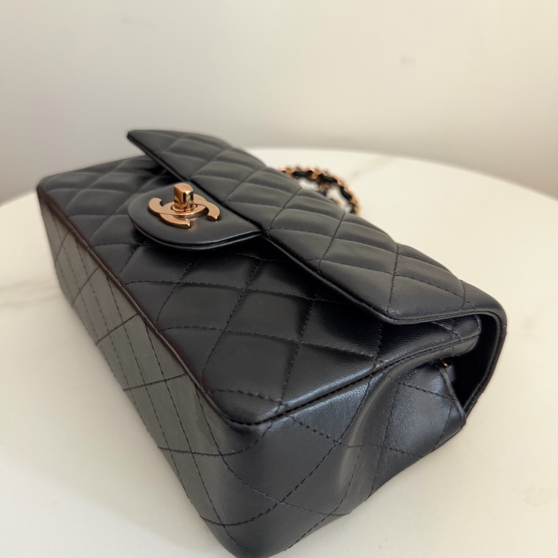 Chanel cf20 cf mini 黑金-4