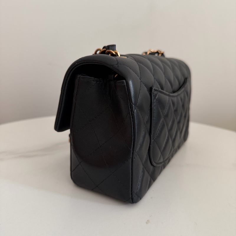 Chanel cf20 cf mini 黑金-5