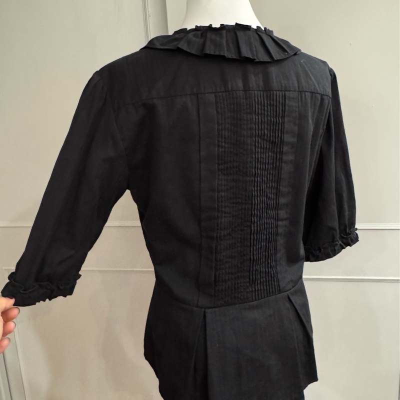 《新歡舊愛》正品LV路易威登黑色五分袖休閒襯衫40(ML)-7