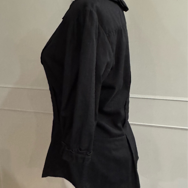 《新歡舊愛》正品LV路易威登黑色五分袖休閒襯衫40(ML)-8