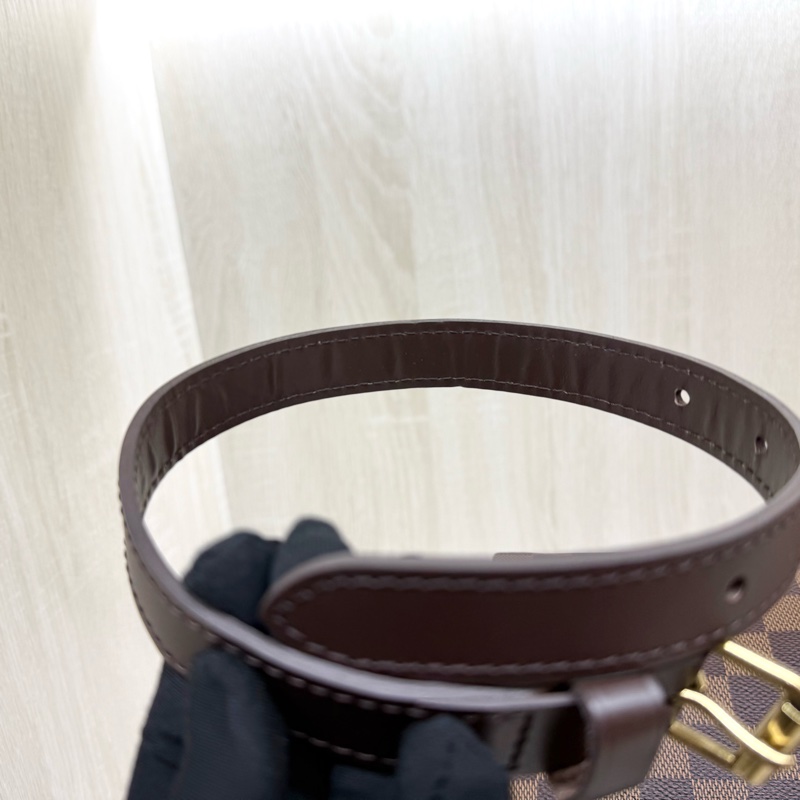 LV棋盤格SPEEDY25背帶款波士頓包N40575-22