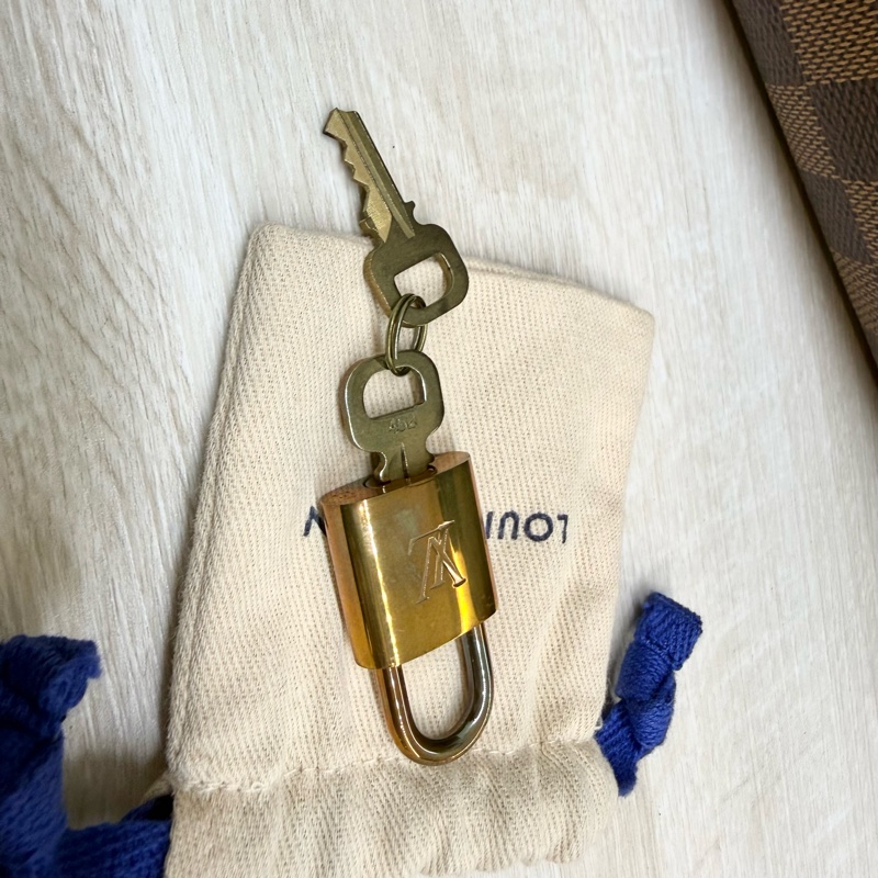 LV棋盤格SPEEDY25背帶款波士頓包N40575-25