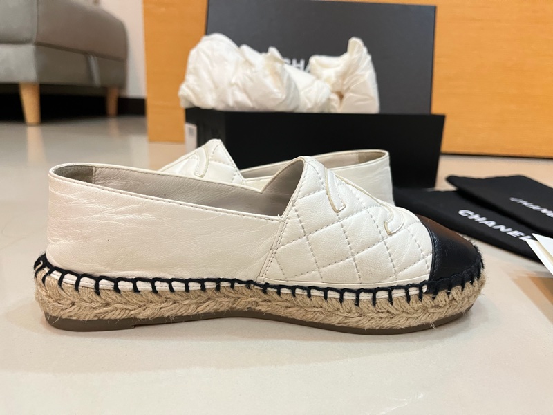 Chanel 經典菱格紋鉛筆鞋 漁夫鞋 小羊皮-2