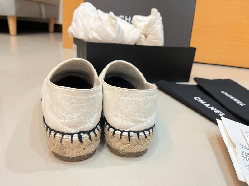 Chanel 經典菱格紋鉛筆鞋 漁夫鞋 小羊皮-6