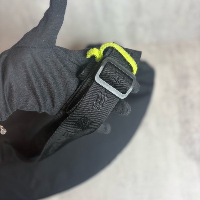 chanel黑色帆布 超大腰包 運動系列 sports 55CM-8