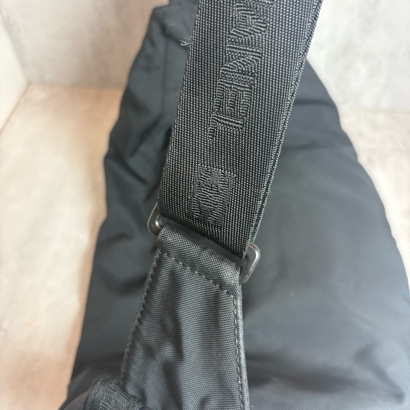 chanel黑色帆布 超大腰包 運動系列 sports 55CM-9