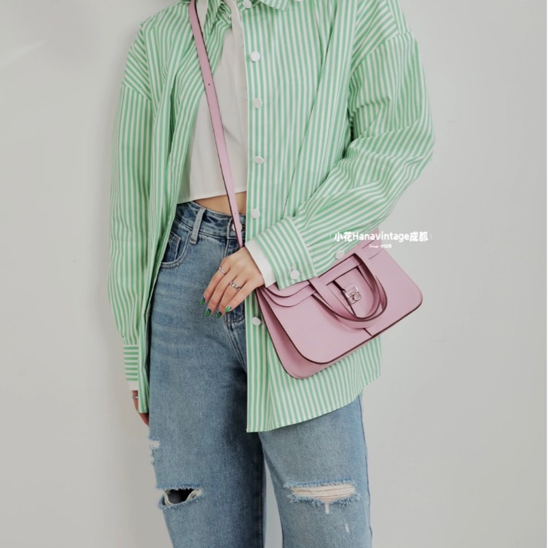 S級 99成新 Hermes halzan哈喇子X9錦葵紫 U刻-5