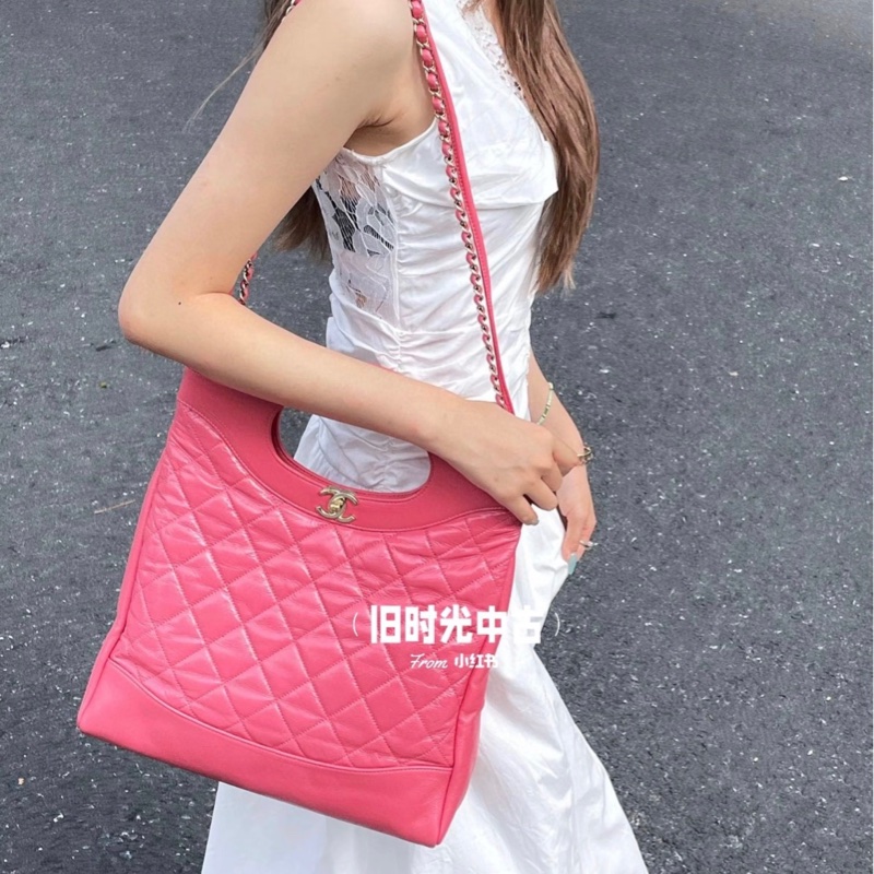S級 99成新 CHANEL 油蠟皮竪版31bag-5