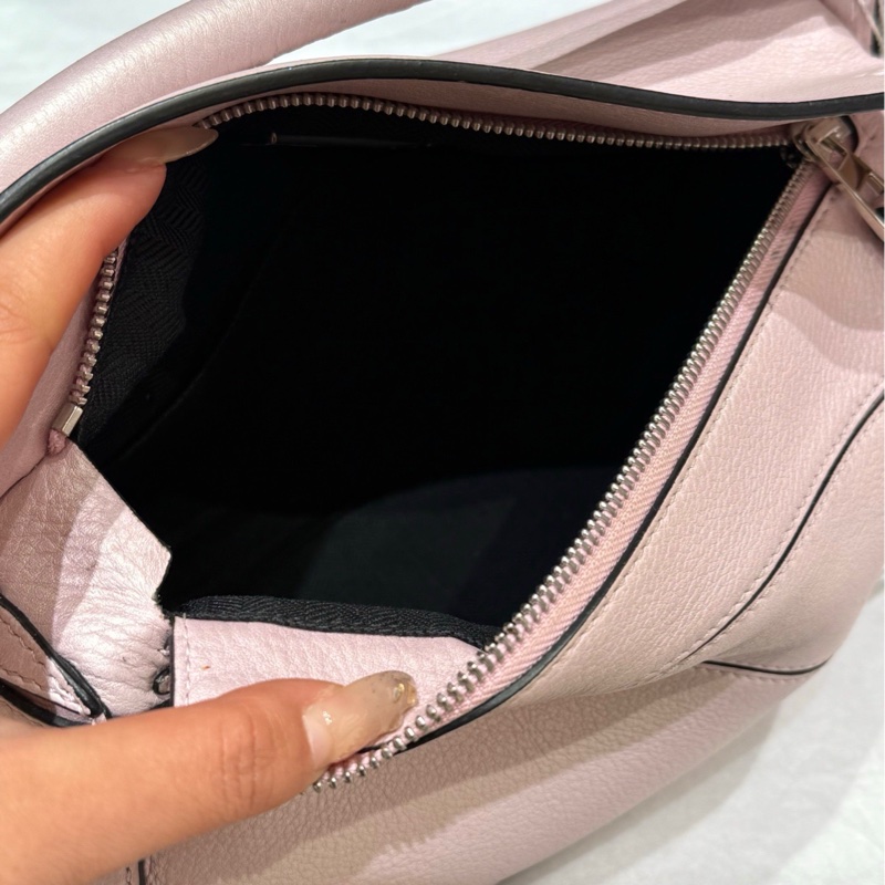 S級 98成新 Loewe 幾何粉色puzzle小號-2