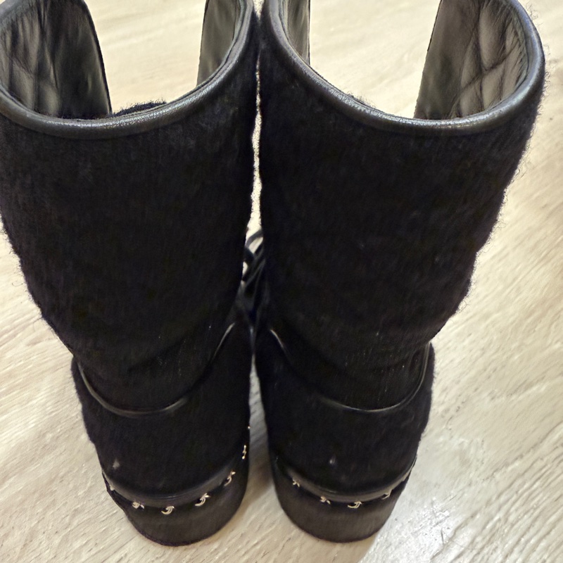 Chanel 編織皮靴 36號-4