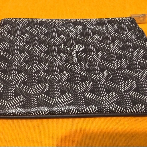 Goyard 全新未使用拉鍊零錢包（灰）-2