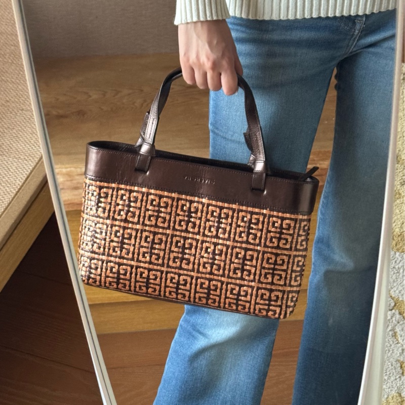 Givenchy紀梵希 皮革編織手提包-2